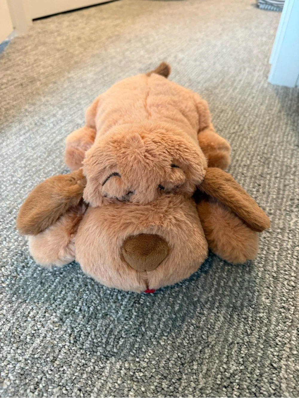Snuggle Puppy Plush Dog with Heartbeat | Calming Comfort Toy | Pet Anxiety Aid